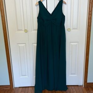 Maternity Green Bridesmaid Dress